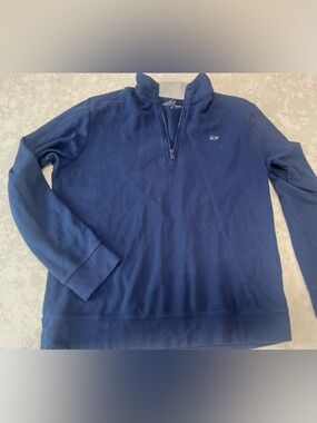 Vineyard Vines Men's Navy Half-Zip Pullover